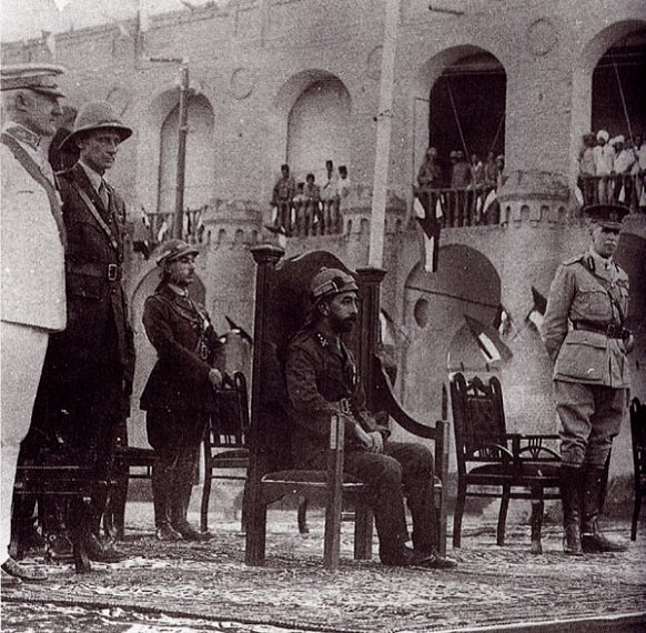 sir percy cox british high commissioner kinahan cornwallis tahsin qadri the kings adc king faisal si